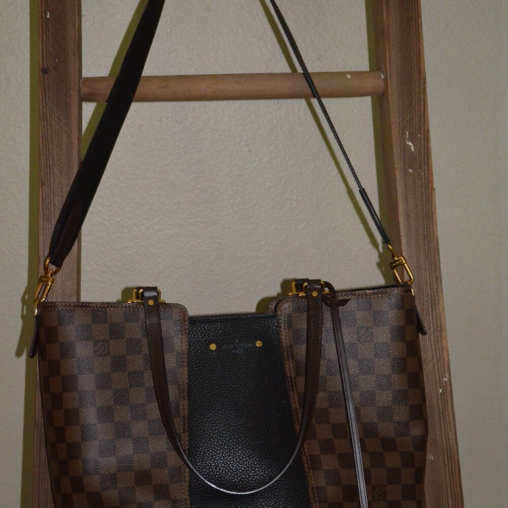 LOUIS VUITTON Damier Ebene Jersey Bag Crossbody